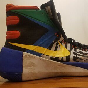 Nike Air Zoom Hyperdunk 2015 PROMO JR Smith - BLK/VAR MAZE-HYP COBLT - Good Cond